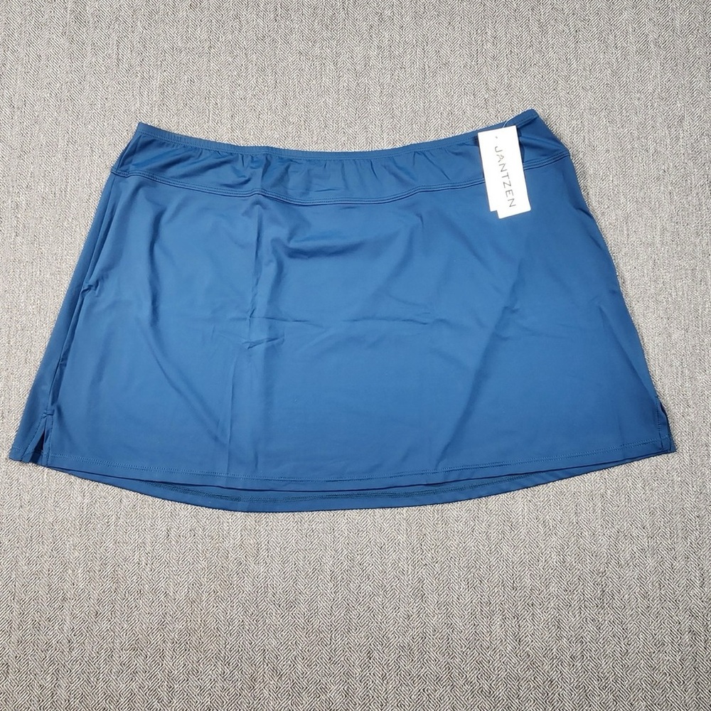NWT SIZE 12/16 Jantzen Blue Swim Coverup Skirt